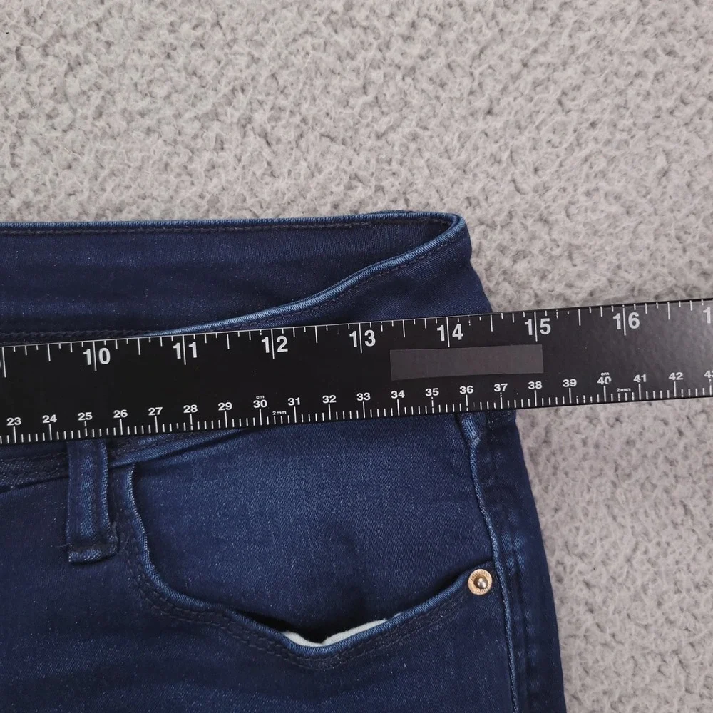 KENSIE Jeans Size 6/28 Skinny Leg Mid Rise Dark Wash Stretch Denim‎ 28x27